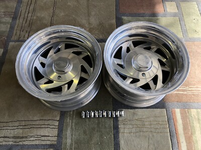 15x8 Boyd Coddington Old School 5 Spoke Aluminum Wheels 5x5 2