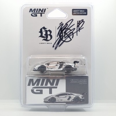 MINI GT LB WORKS LAMBORGHINI AVENTADOR LBWK CHROME IMX 2025