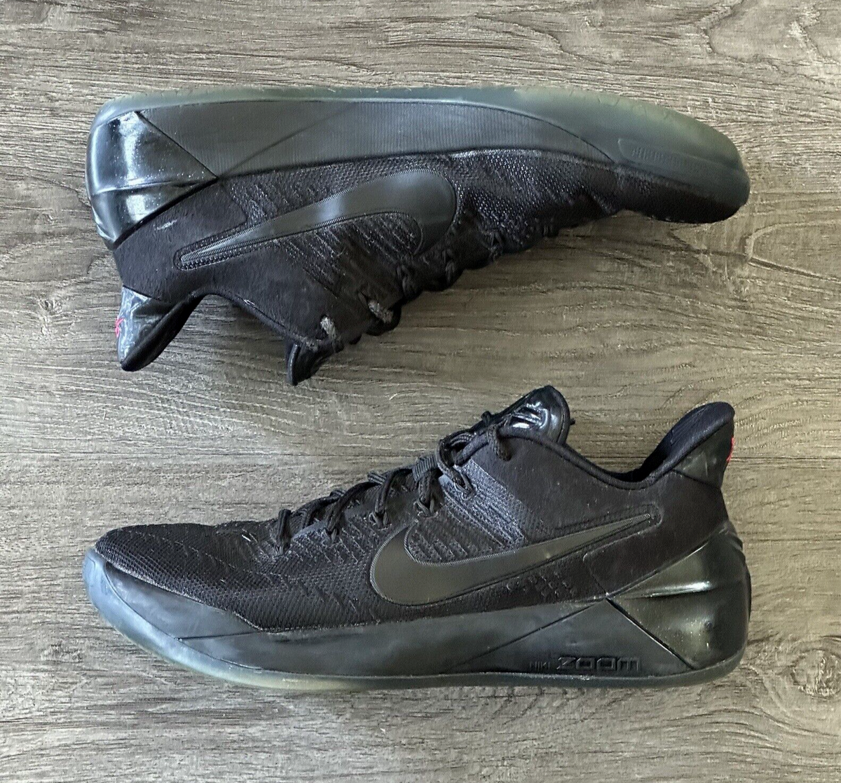 RARE Nike Kobe AD NBY Black Mamba Triple Black Mens Shoes 852425