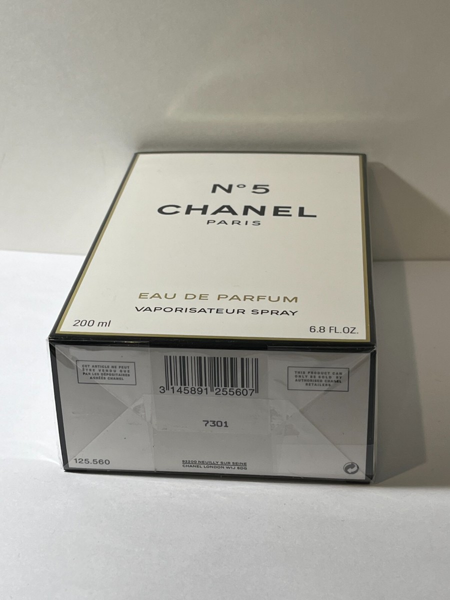 CHANEL No 5 Eau de Parfum Spray 6.8 oz / 200 ml NEW In BOX SEALED