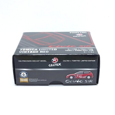 Tomica Limited Edition Vintage NEO LV CALTEX Honda Civic EG6 SiR 1