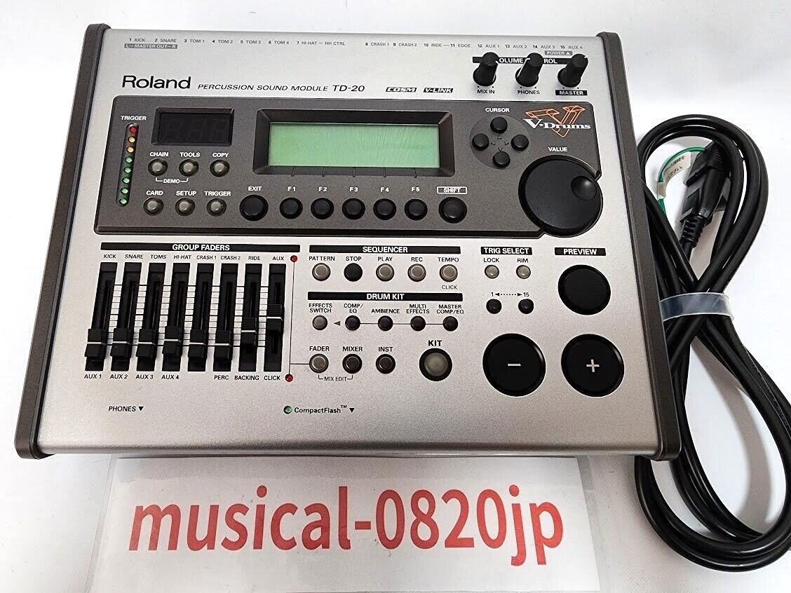Roland TD-20 V-Drums Percussion Sound Module | eBay