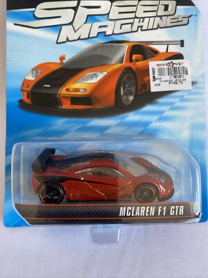 Hot Wheels Speed Machines McLaren F1 GTR Orange & Black New | eBay