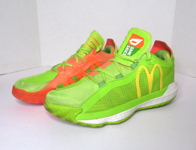 Adidas Dame 6 McDonald's Men's Dame Sauce Lime Green FX3334