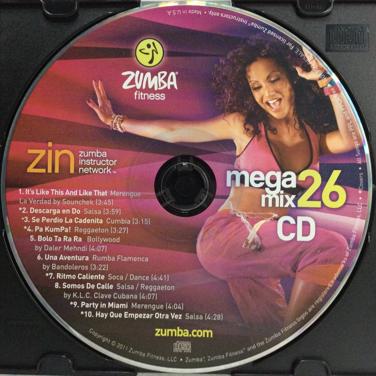 ZUMBA Zin Mega Mix Motivational Fitness Music High Cardio