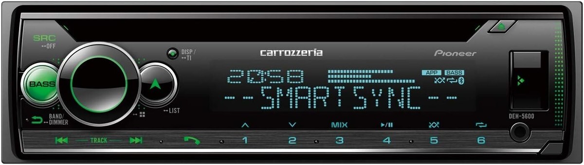 Pioneer Carrozzeria DEH-5600 1DIN Car Audio CD Bluetooth USB AUX