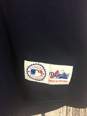 Men's XL Seattle Mariners #24 Ken Griffey Majestic Jersey blue