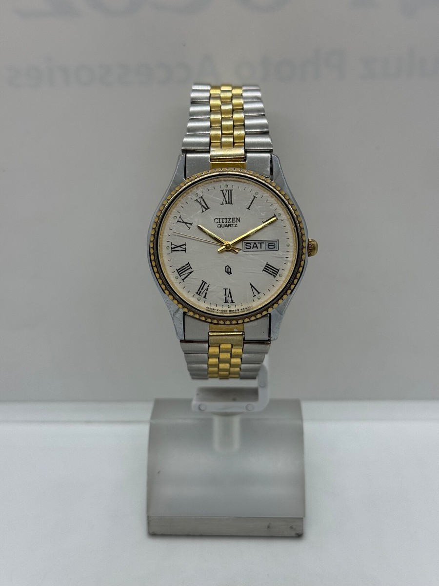 Citizen Quartz 5500-075927 Vintage Rare Wrist Watch Retro Old Date