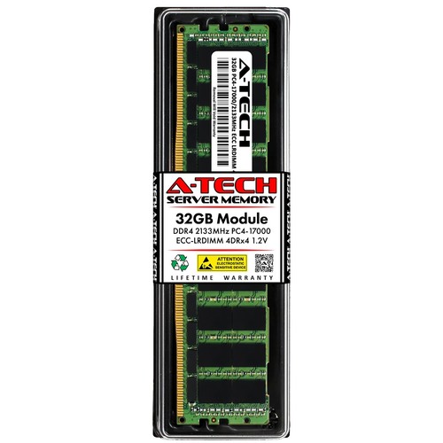 256GB (4x64GB) PC4-21300V-L DDR4 LRDIMM Server Memory for TYAN