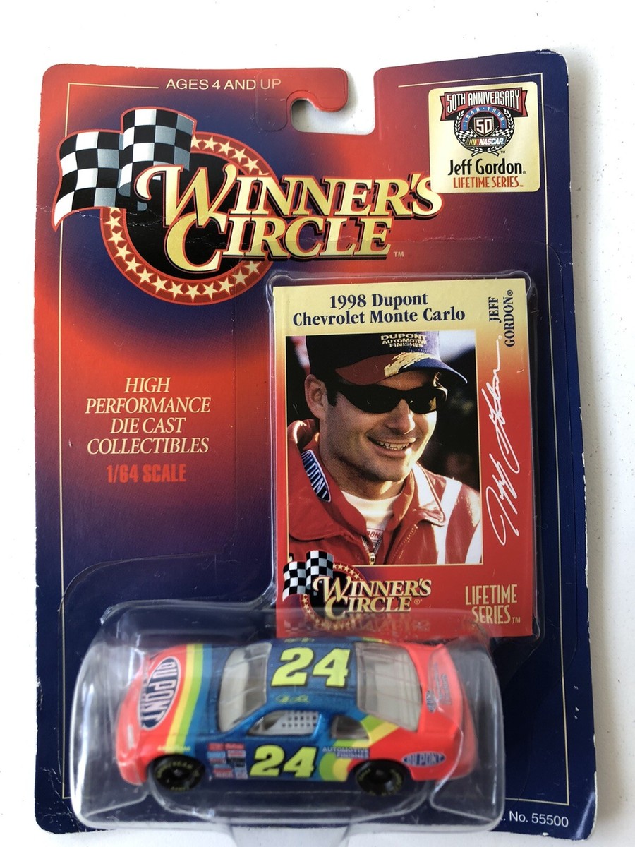 Winners Circle Jeff Gordon 24 Dupont NASCAR Chevy Kenner 1:64