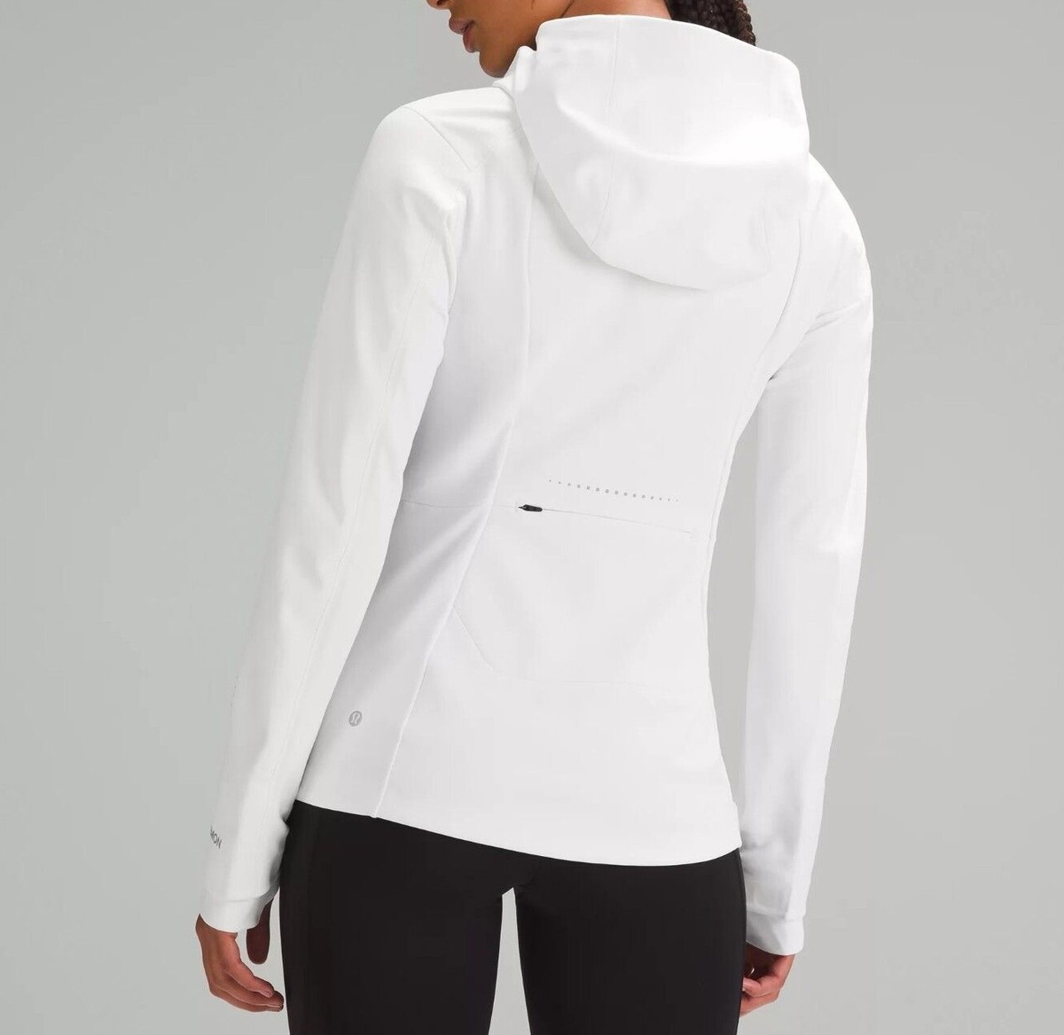 NEW Women Lululemon Cross Chill Jacket RepelShell White Size 8 | eBay