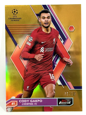 2022-23 Topps Finest UEFA Champion League Liverpool Cody Gakpo