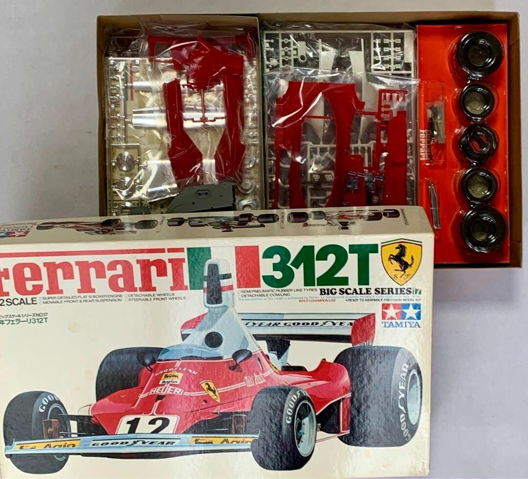 Tamiya 1/12 Ferrari 312T Big Scale Series F1 Vintage Plastic model