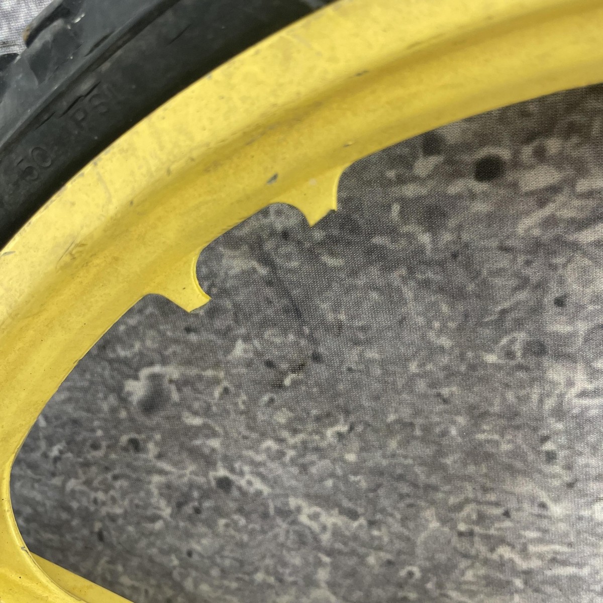 Vintage Lester Mag BMX Bike Wheels Set Yellow 20