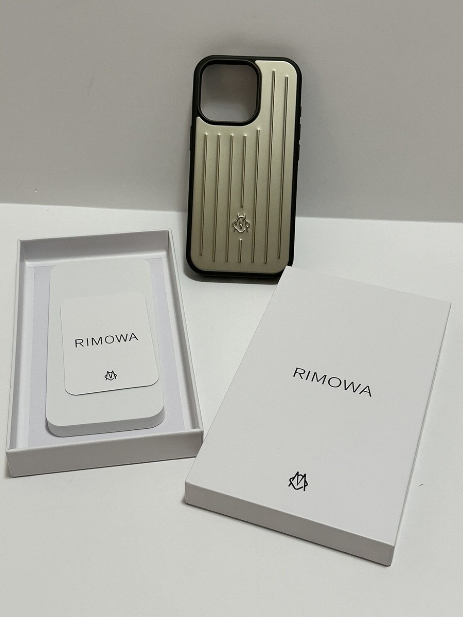 リモワ Rimowa iPhone 16 Pro Maxケース チタニウム RIMOWA Titanium