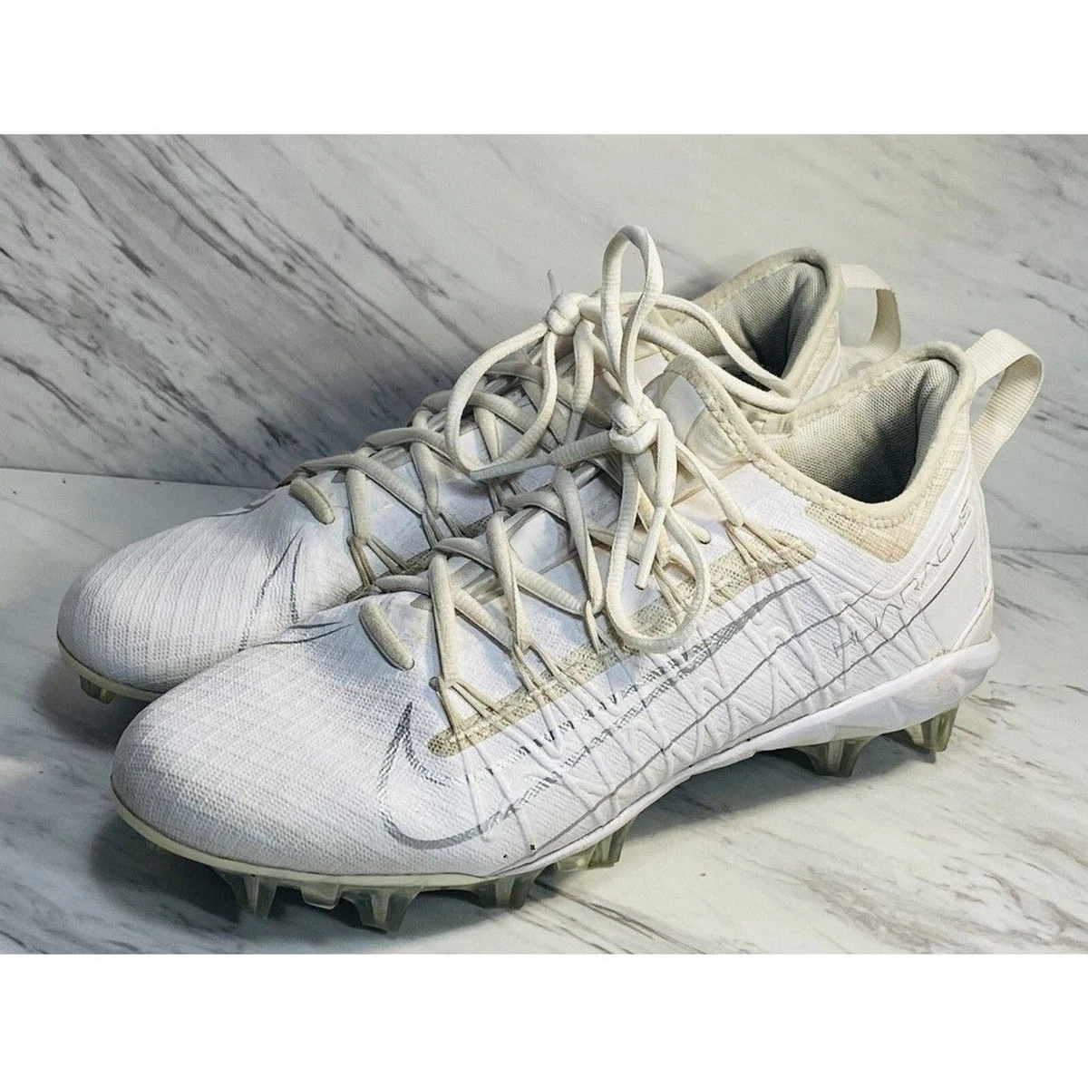Nike Alpha Huarache 7 Pro LAX White Metallic Silver for Sale