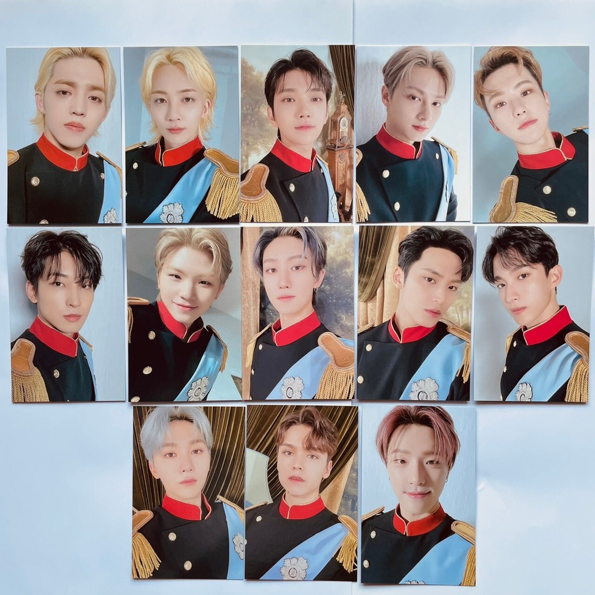 SEVENTEEN CAFE in SEOUL Military Uniform Photo card Merch Tray