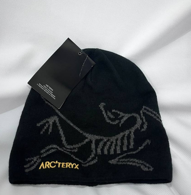 NWT 2025 Arc'teryx Bird Head Toque Beanie Hat Black Orca Merino