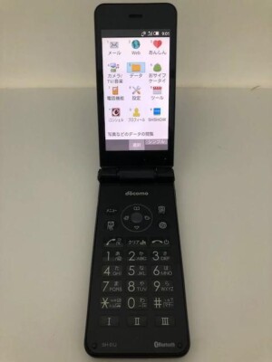 SHARP SH-01J AQUOS Blue Black Docomo Android Flip Phone Unlocked