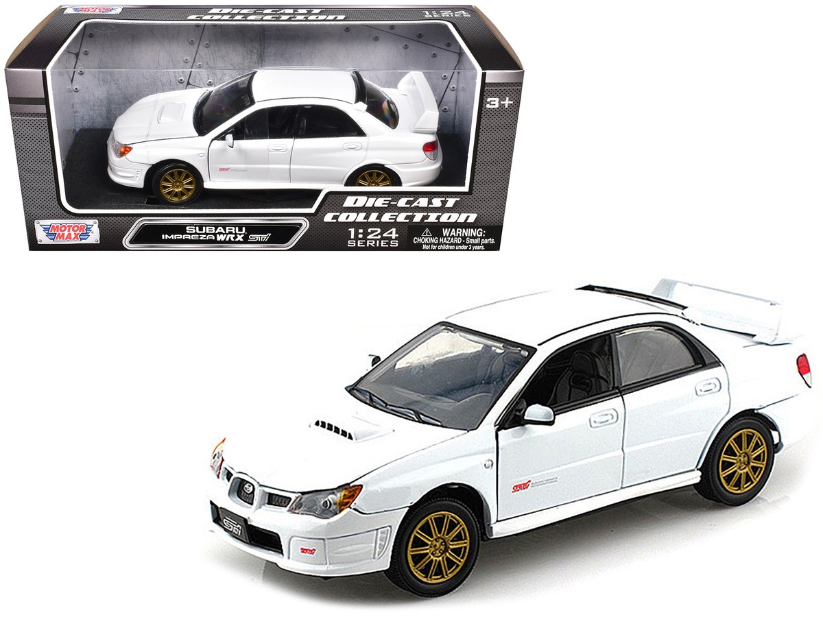 2023 Subaru Impreza WRX STi White 1/24 Diecast Model Car