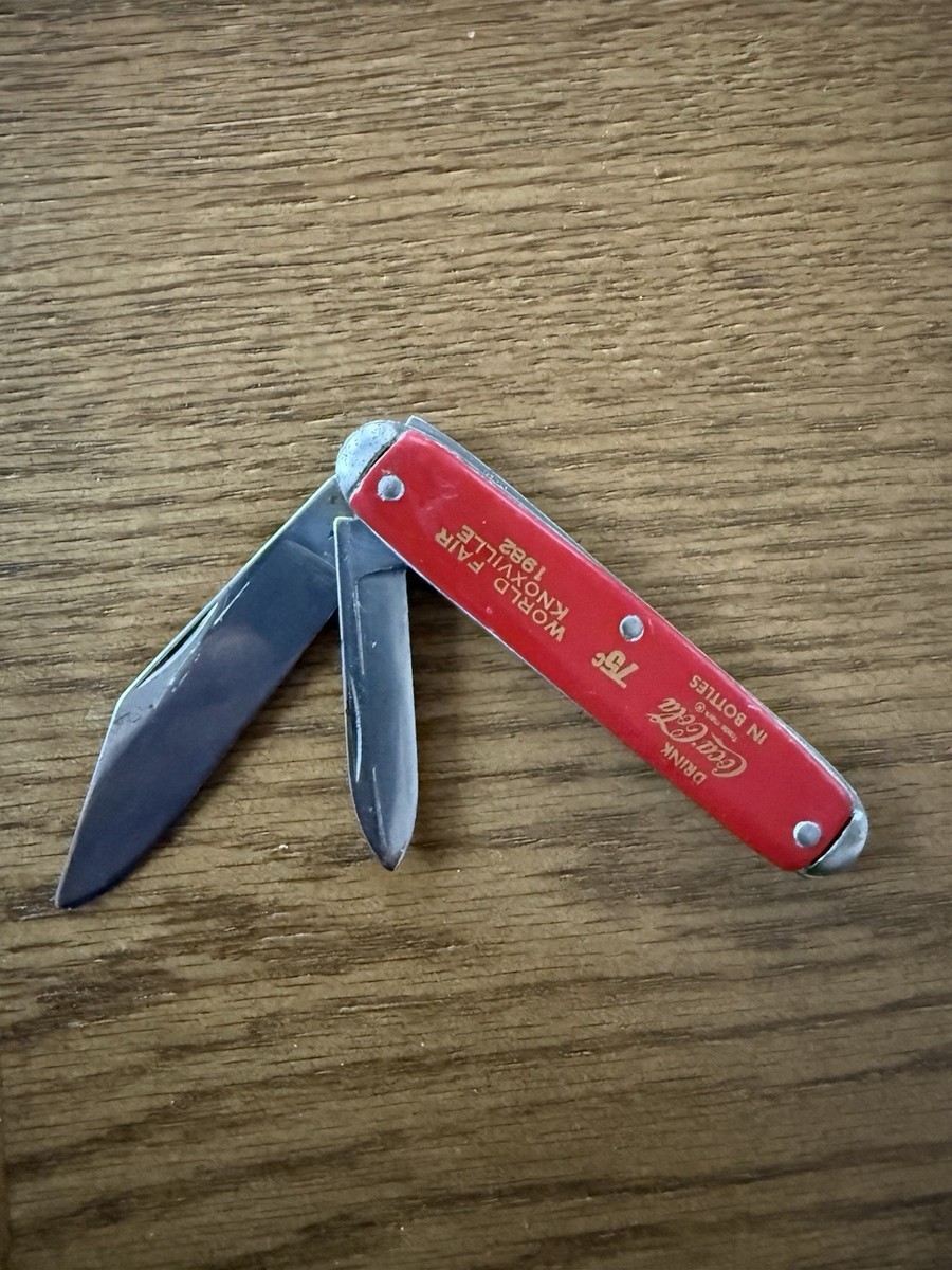 Vintage Red Coca-Cola Coke “World Fair Knoxville 1982” Pocket