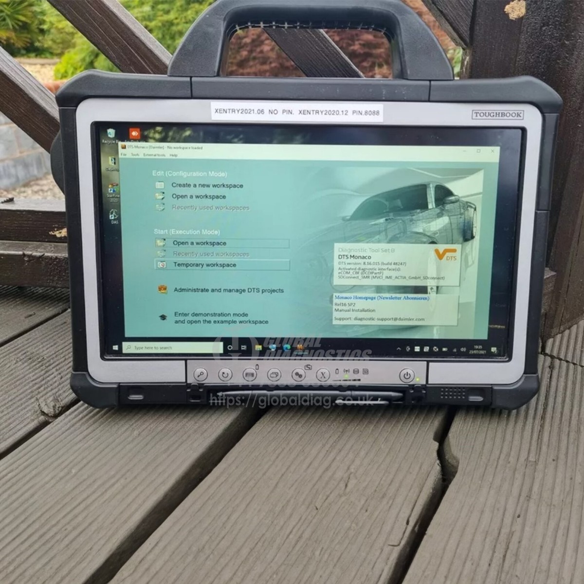 診断機 XENTRY 2023.03版 パナソニックレッツノート CF-MX5