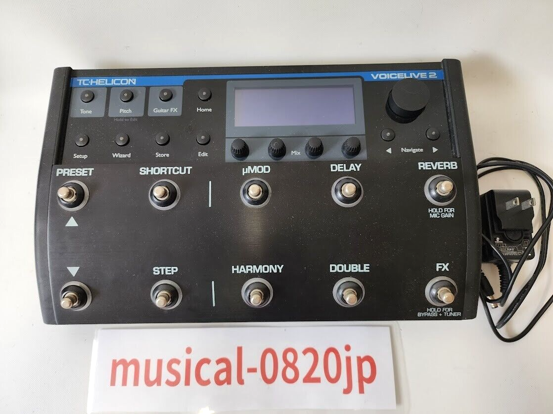 TC-HELICON VOICELIVE 2 Vocal Multi-Effects Processor Pedal