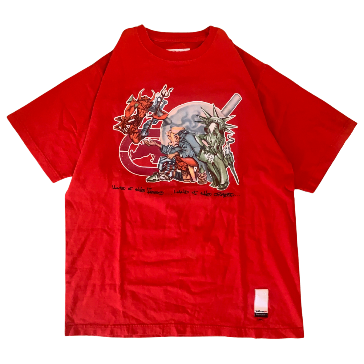 RARE Vintage Y2K Ecko Unltd “Land Of The Crazed” T Shirt - Men's L