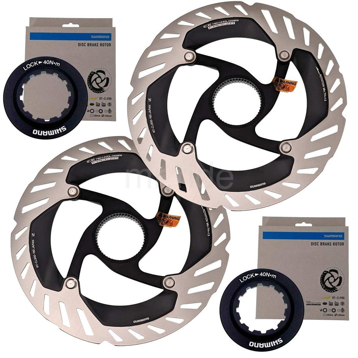 Shimano DURA-ACE RT-CL900 Center Lock Disc Rotor 160mm,w/Lockring