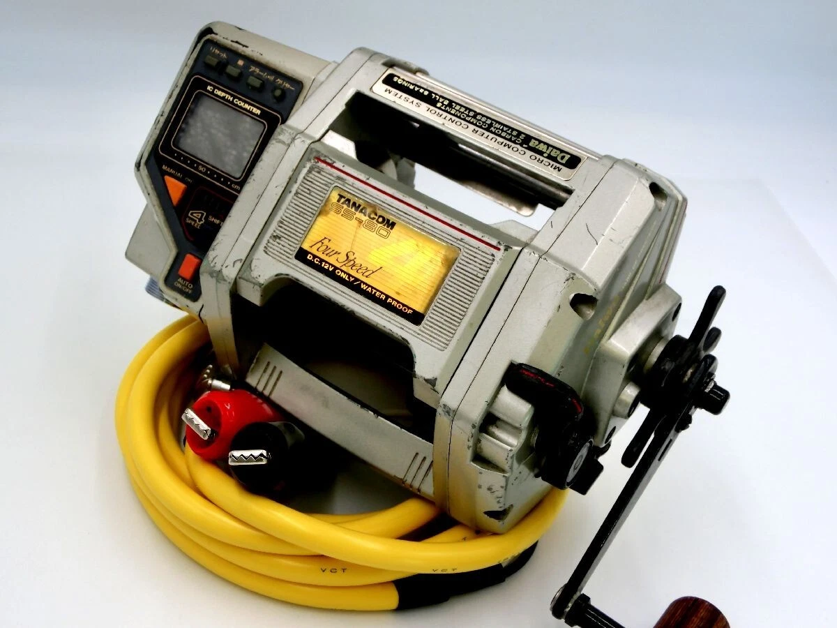 ダイワ 美品 DAIWA 電動リール POWERFUL TANACOM-SS 80 珍しい下向きの