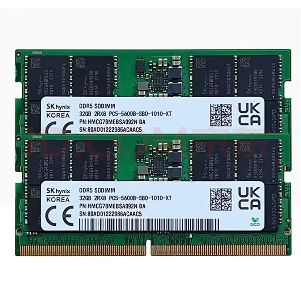 New Hynix 64GB 2X32GB DDR5 5600MHz PC5-44800 SODIMM Memory Ram