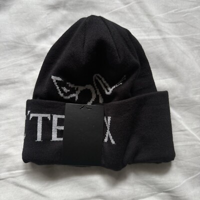 Arcteryx Bird Word Toque Beanie Black/Void Hat Winter Wool Beanie