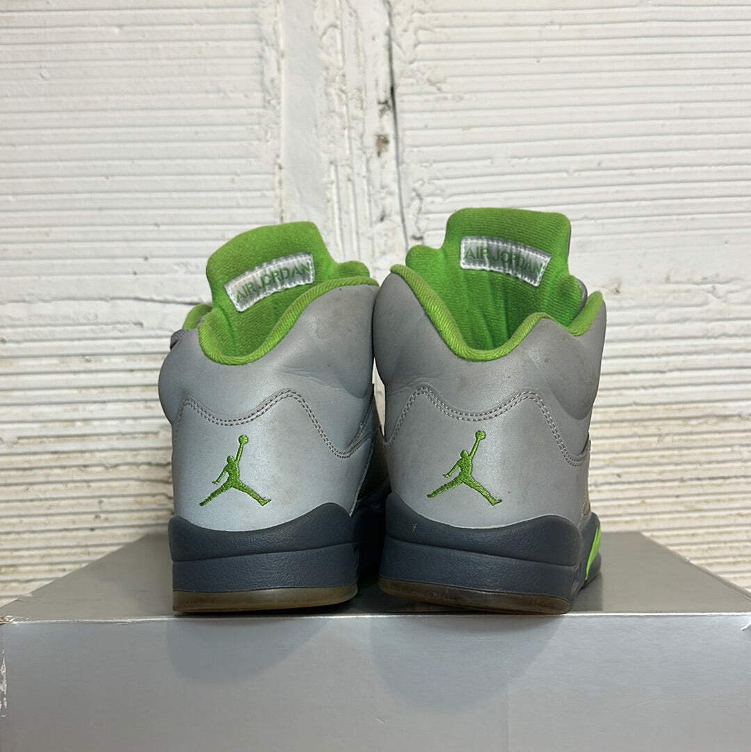 Air Jordan 5 Retro Green Bean Men's Size 9 Pre-owned Sneakers