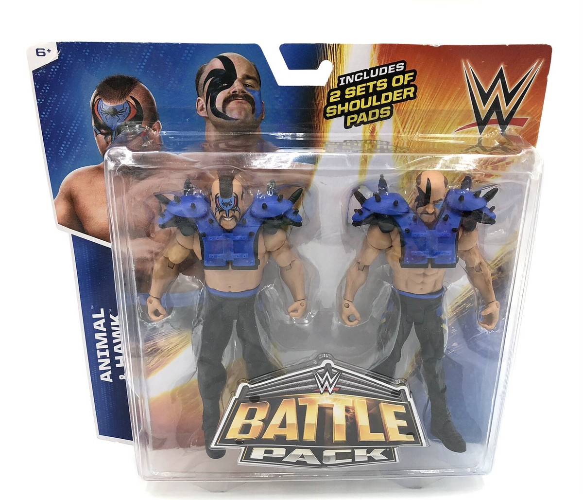 WWE Legion of Doom Battle Pack 34 Road Warriors Animal and Hawk