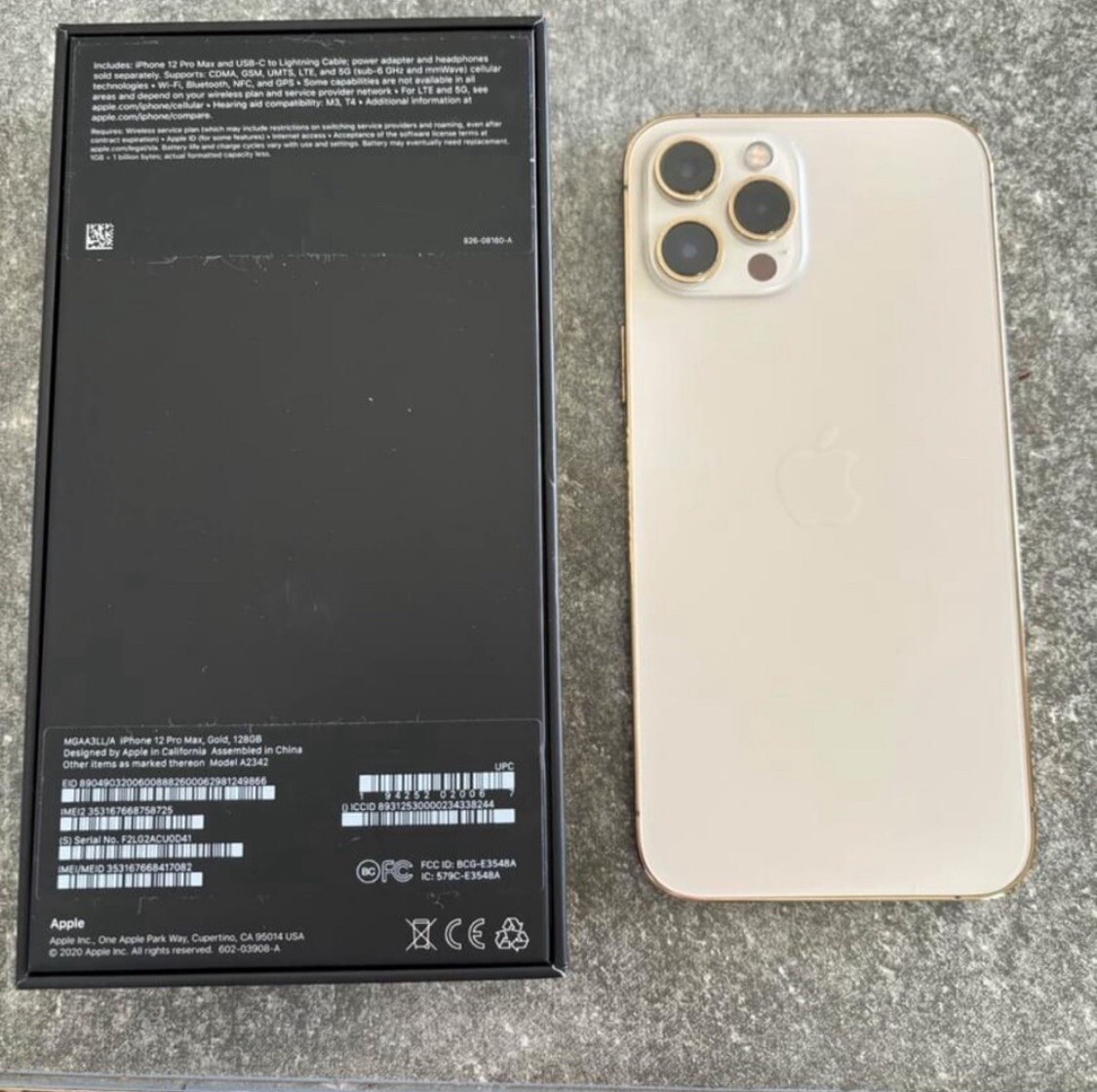 Apple iPhone 12 Pro Max - 128 GB - Gold (Sprint) for sale online