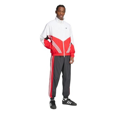 adidas CLIMAPROOF ジャケット 赤白 Men's Adidas Originals Scarlet