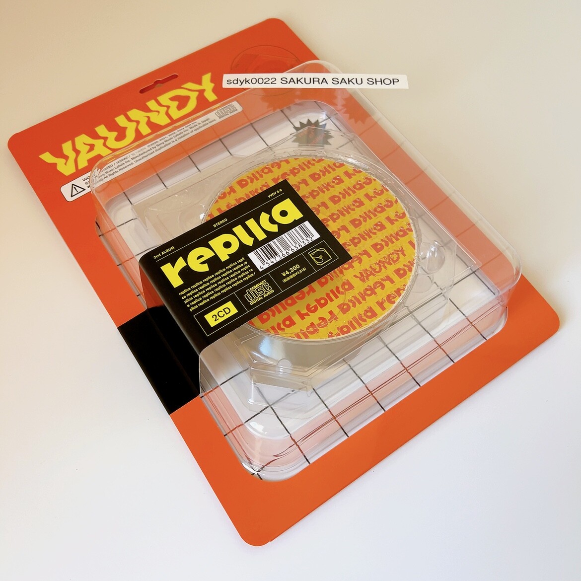 Vaundy replica Limited Edition 2CD + Special Blister Pack Package