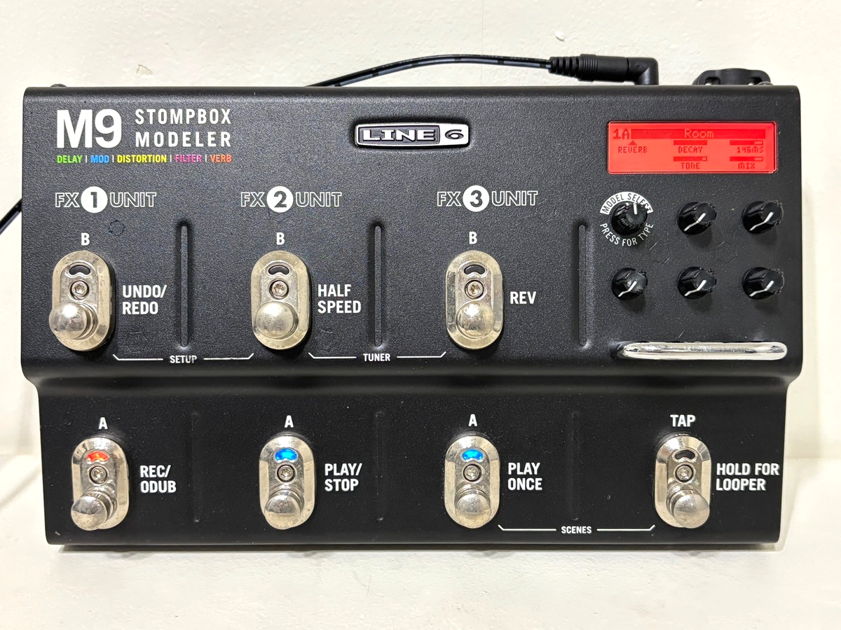 Line 6 6 M9 Stompbox Modeler Multi-Effects Guitar Effect Pedal for