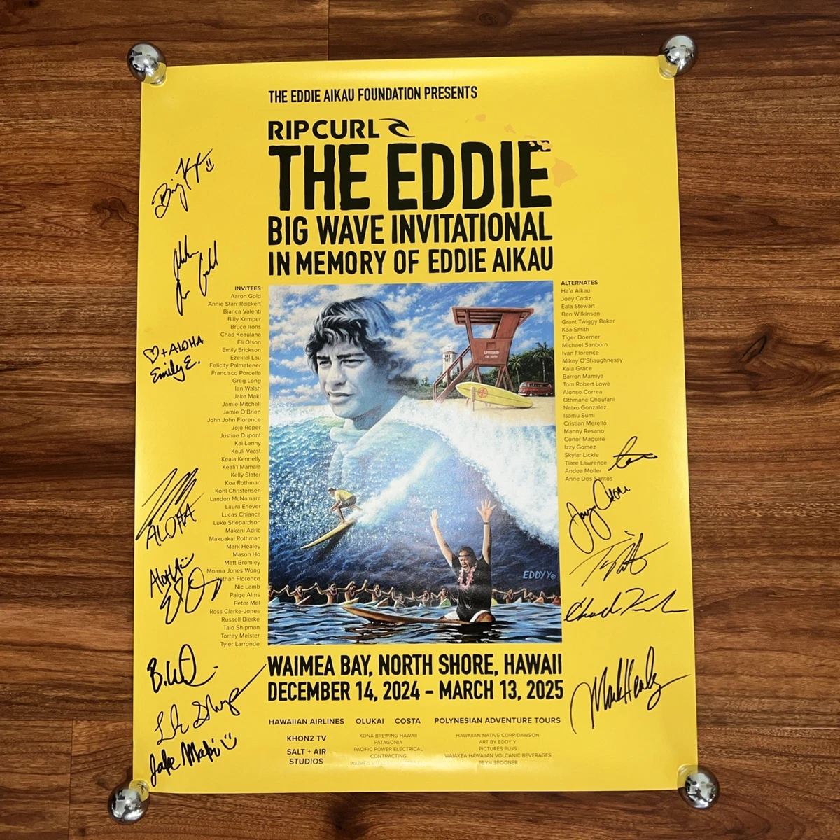 EDDIEAIKAUステッカー❰非売品❱ 24/25 The Eddie Aikau Big Wave
