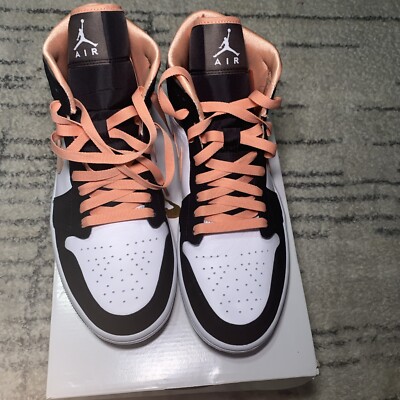 Air Jordan 1 SE Mid Peach Mocha W 194954829319| eBay