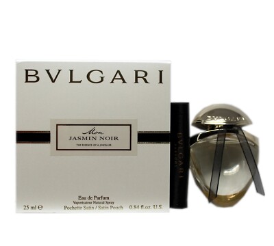 BVLGARI MON JASMIN NOIR EAU DE PARFUM SPRAY WITH SATIN POUCH 25 ML