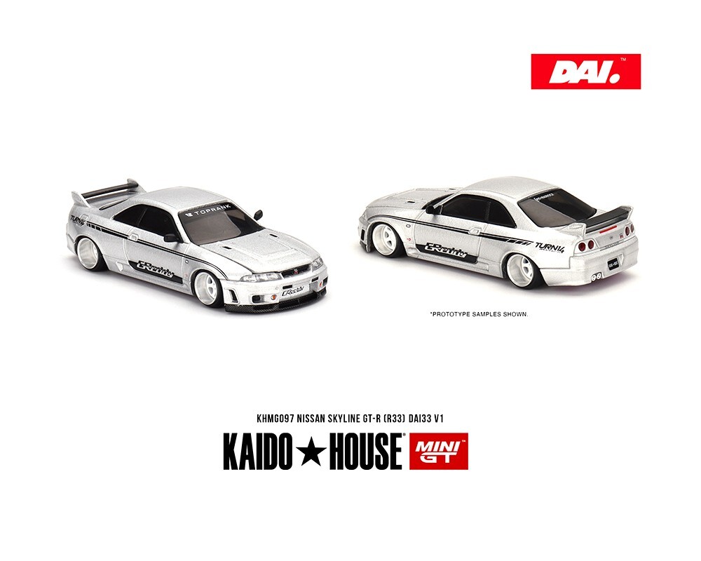 IN STOCK- Kaido House x Mini GT 1:64 Nissan Skyline GT-R (R33