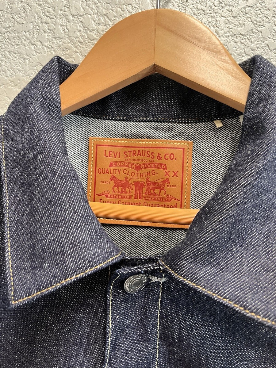 Levis 507 XX LVC Vintage Clothing Type 2 II Raw Denim Jacket Made