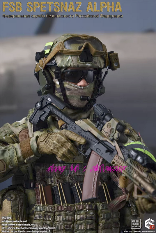 Easy&Simple Es26050s 1/6 Russia Fsb Spetsnaz Alpha Action Figure