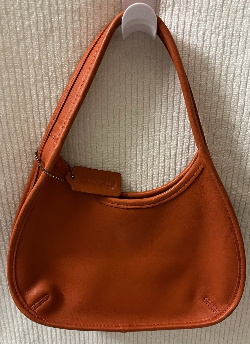 Vintage Coach 9027 Ergo Mini Satchel Bag Tangerine USA 1997 | eBay