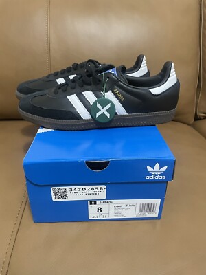 Size 8 Mens - adidas Samba OG Black Gum - BRAND NEW WITH BOX