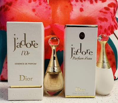 Deluxe Size NIB {Dior} J'adore Parfum D'eau & L'Or Essence De