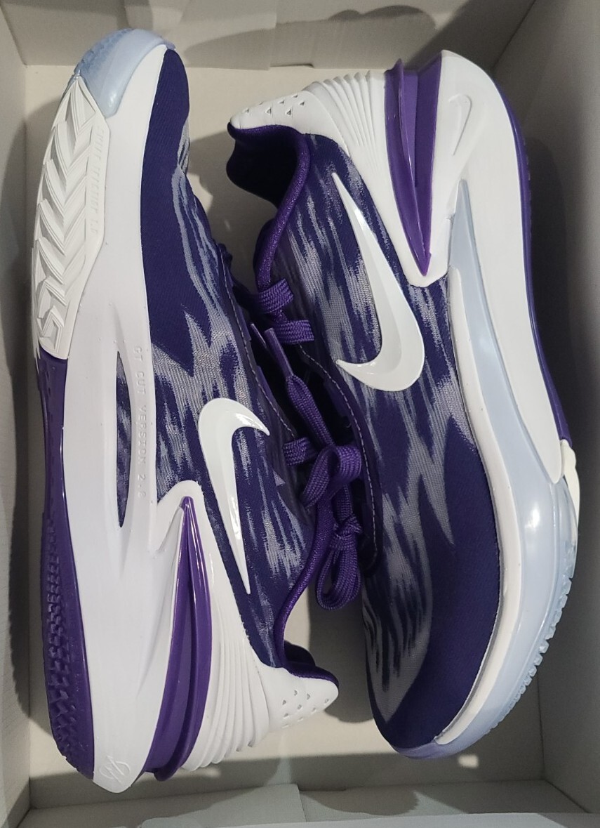 NEW Men's Size 8 Nike Air Zoom GT Cut 2 TB Promo Court Purple