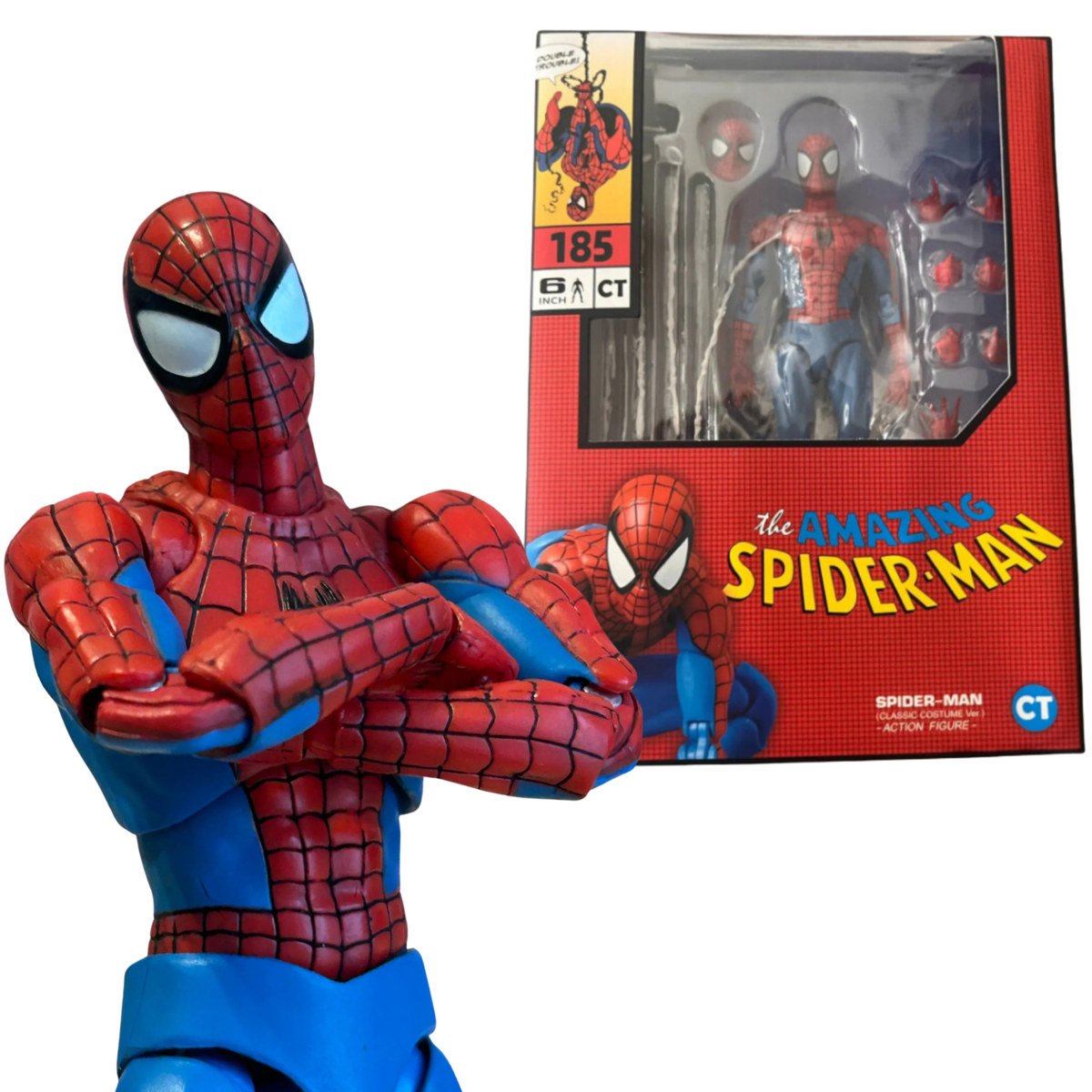 CT Toys The Amazing Spider-Man Mafex No.185 Classic Costume Ver