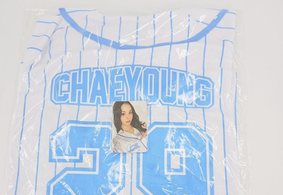 TWICE CHAEYOUNG Baseball Uniform Photocard 9TH ANNIVERSARY POP-UP